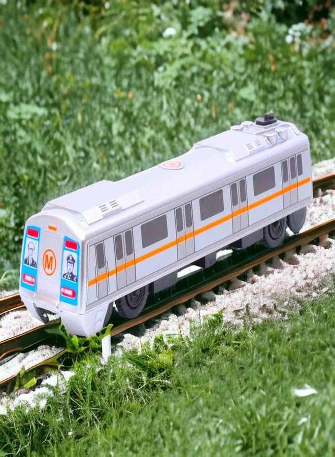 SARASI Metro Train for Kids, Pull Back Action, Excellent Body Graphics, Durable Quality (Multicolor, Pack of: 1) - Image 5